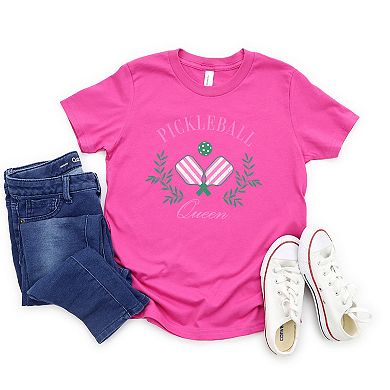 Pickleball Queen - Kids Youth Short Sleeve Tee