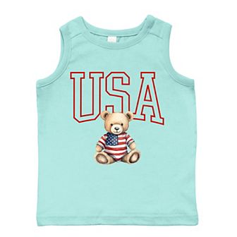 USA Bear - Toddler Tank