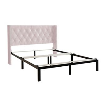Glamour Velvet Upholstered Bed