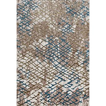 Luxe Weavers Modern Snakeskin Area Rug