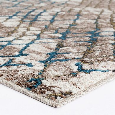 Luxe Weavers Modern Snakeskin Area Rug