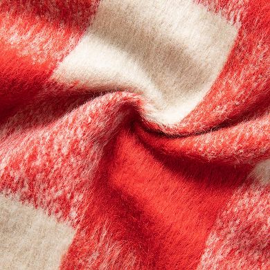 Glitzhome 48" D Christmas Tree Skirt,Reversible Sherpa/Flannel Xmas Tree Skirt