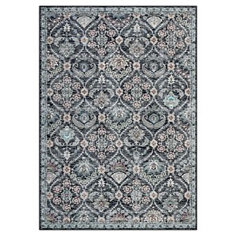 Garvee Washable Vintage Floral Printed Non Slip Moroccan Area Rug for Living Rooms Bedrooms Kitchen