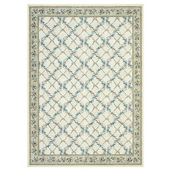 Garvee Modern Geometric Floral Print Area Rug for Bedroom Machine Washable Non Slip Mat for Kitchen