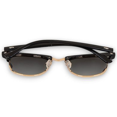 Half Frame Retro Style Daily Casual Polarized Sunglasses UV400 Protection
