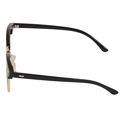 Half Frame Retro Style Daily Casual Polarized Sunglasses UV400 Protection