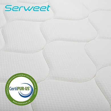 Serweet 12 In Memory Foam Hybrid Mattress Edge-support Pocket Spring Mattress