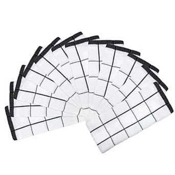 Cooks Linen Kitchen Towel 15x25 Grey (12/Pack)