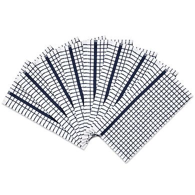 Sloppy Chef Classic Checkered Dishcloth 13x13 Blue (8/Pack)