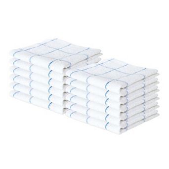 Cooks Linen Dishcloth 12x12 Blue (12/Pack)