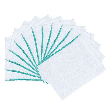Qwick Wick Bar Mop Towel 16x19 30oz Green Strp (12/Pack)