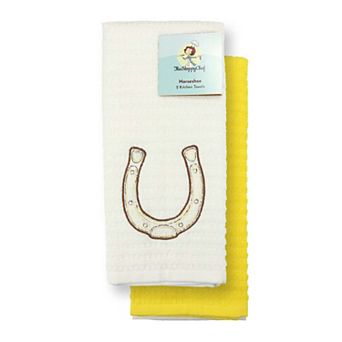 Sloppy Chef Lucky Kitchen Towel 16x26 Horseshoe (2 pc Set)