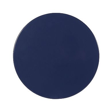 Kemo Outdoor End Table, Cutout Design, Round