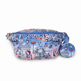 JuJuBe x tokidoki Park Pack Belt Bag in C'est la vie à Paris
