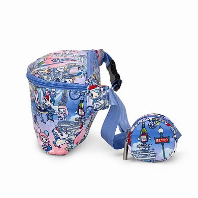 JuJuBe x tokidoki Park Pack Belt Bag in C'est la vie à Paris