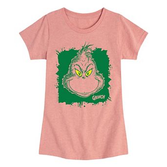Girl's Dr. Seuss The Grinch Short Sleeve Graphic Tee