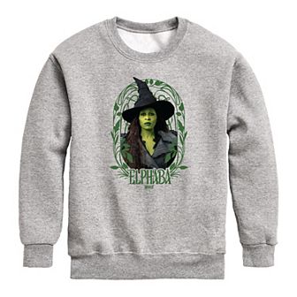 Girls 7-16 Wicked For Good Elphaba Crew Fleece Sweatshirt