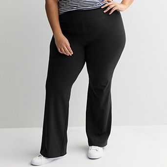 Plus Size Sonoma Goods For Life® High Rise Flare Leggings