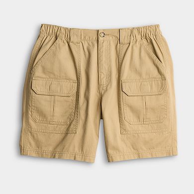 Men's Croft & Barrow® 7.5-Inch Side Elastic Cargo Shorts