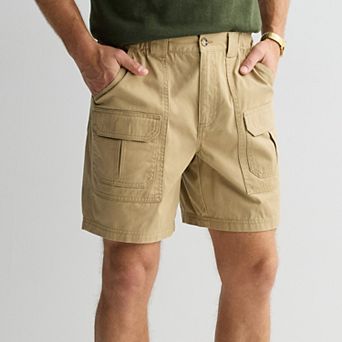 Men's Croft & Barrow® 7.5-Inch Side Elastic Cargo Shorts