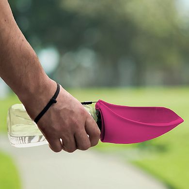 Flipo Group Limited Fold-A-Bowl 26-oz. Portable Pet Water Bottle & Bowl