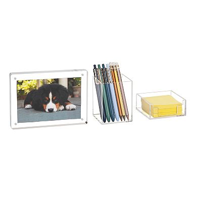Mind Reader 3-pc. Acrylic Desk Organizer Set