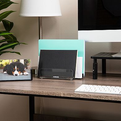 Mind Reader 3-Tier Acrylic Mail Sorter Desktop Organizer