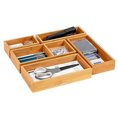 Mind Reader 5-pc. Bamboo Drawer Organizer Set