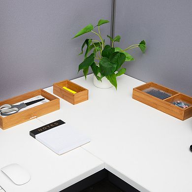 Mind Reader 5-pc. Bamboo Drawer Organizer Set