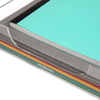 Mind Reader Acrylic Desktop Organizer Paper Tray