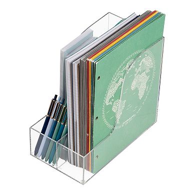 Mind Reader Vertical File Storage Desktop Organizer Magazine Holder