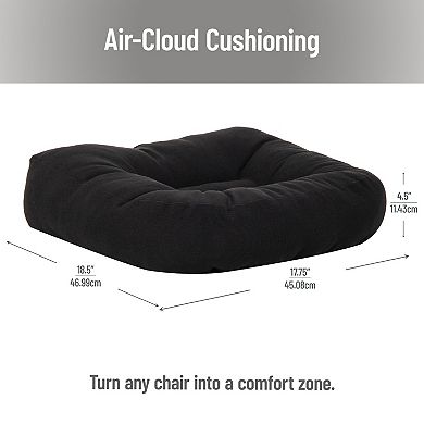 Mind Reader Air-Cloud Booster Seat Cushion with Carry Handle