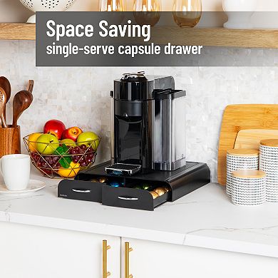 Mind Reader Single Serve Coffee Pod Organizer with 2 Drawers