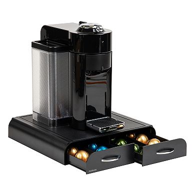 Mind Reader Single Serve Coffee Pod Organizer with 2 Drawers