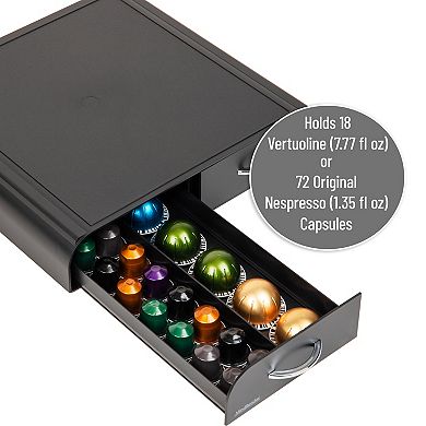 Mind Reader Single Serve Coffee Pod Organizer with 2 Drawers