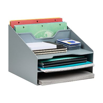 Mind Reader Vertical File Holder Desktop Organizer