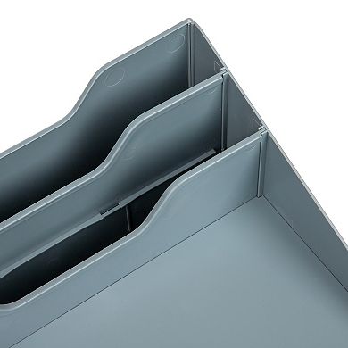 Mind Reader Vertical File Holder Desktop Organizer