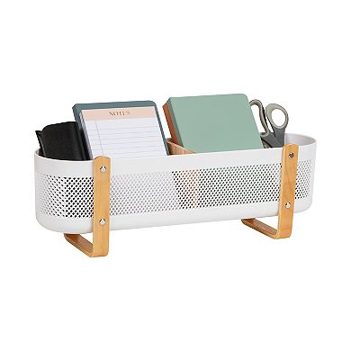 Mind Reader Divided Storage Basket