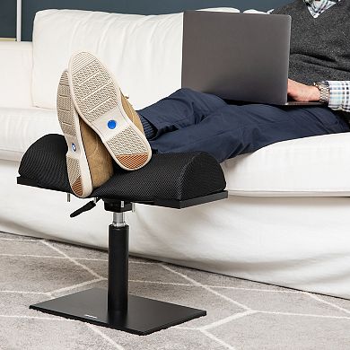 Mind Reader Ergonomic Hydraulic Height Adjustable Foot Rest Ottoman