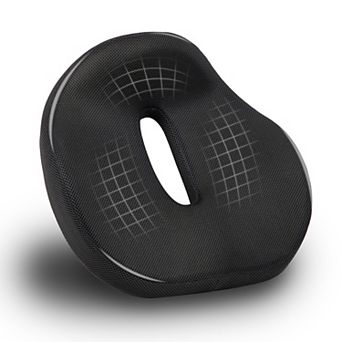 Mind Reader Ergonomic Memory Foam Donut Pillow with Air-Cloud Technology