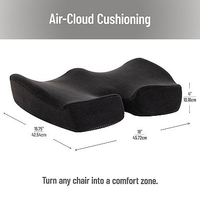 Mind Reader Air-Cloud Memory Foam Seat Cushion