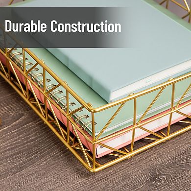 Mind Reader Modern Metal Document Organizer