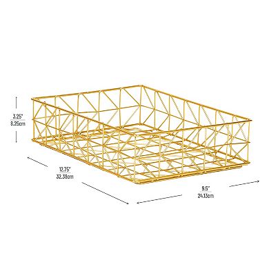 Mind Reader Modern Metal Document Organizer