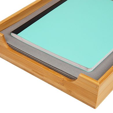 Mind Reader Bamboo Desktop Organizer