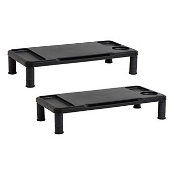 Mind Reader 2 pc Monitor Stand & Laptop Riser Desktop Organizer