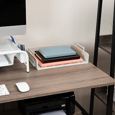 Mind Reader Stackable Paper Tray Desktop Organizer 4-pc. File Storage