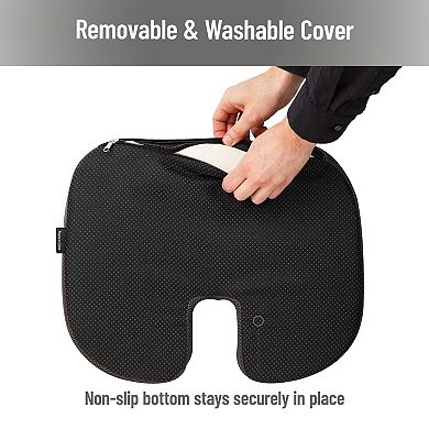 Mind Reader Memory Foam Seat Cushion with Air-Cloud Technology