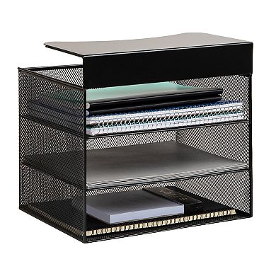 Mind Reader Slide-On Under Desk File Organizer