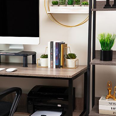 Mind Reader 2-pc. Decorative Metal Bookends Table Decor