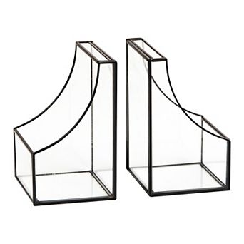Mind Reader 2 pc Decorative Metal Bookends Table Decor